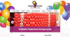 Desktop Screenshot of dekoracje.com.pl