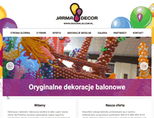 Tablet Screenshot of dekoracje.com.pl